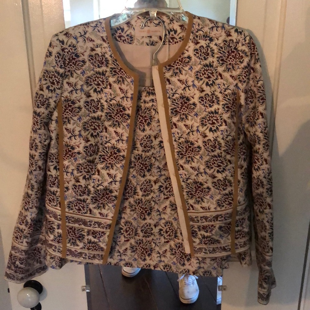 Tory Burch jacket and skirt set